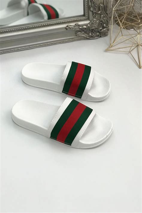 ciabatte gucci plastica|Ciabatte da mare e slides da uomo di Gucci .